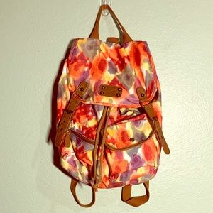 Mossimo Backpack Dye Red Green Yellow Orange